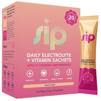 Sip Daily Electrolyte & Vitamin Sachets Peach Keen
